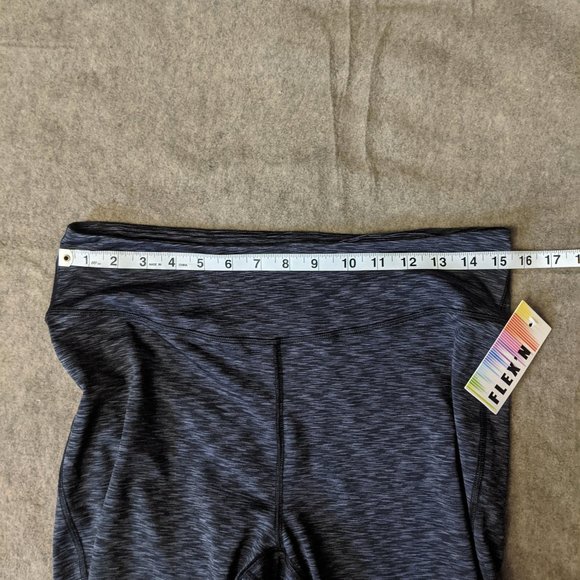 Flex'n Women's Dark Gray Leggings Size L NWT - Picture 6 of 8